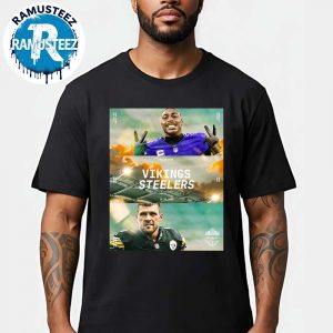 2025 NFL Dublin Game Pittsburgh Steelers Vs Minnesota Vikings In Croke Park On 28th September 2025 Unisex T-Shirt