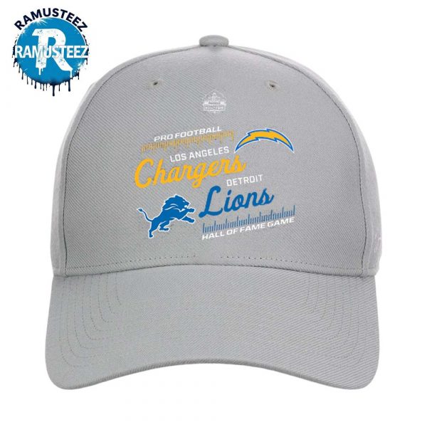 2025 Pro Football Hall Of Fame Detroit Lions Vs Los Angeles Chargers Matchup In Canton OH On July 31 2025 Classic Cap Snapback Hat