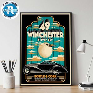 49 Winchester And Kyle Ray Bottle And Cock Music Poster In Dewey Beach Delaware On July 22 2025 Poster Canvas