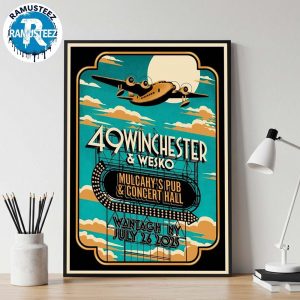 49 Winchester Wantagh NY Music Poster On July 26th 2025 At Mulcaphy Pub And Concert Hall With Wesko Wall Decor Poster Canvas