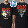 ACDC Merch Tee Gothenburg PWR UP Event Tour 2025 At Ullevi Stadium On July 28th And August 1st In Gothenburg SE Two Sided Print T-Shirt