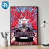 ACDC Power Up Tour 2025 Poster Music In Tallinn Estonia At Tallinn Song Festival Grounds On July 24th 2025 Home Decor Poster Canvas