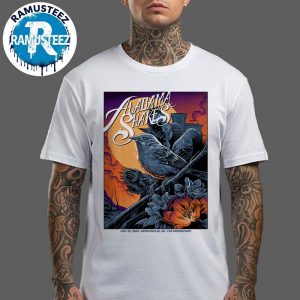 Alabama Shakes Music Poster At The Momentary In Bentonville AR On July 22th 2025 Art By Maxx242 Unisex T-Shirt