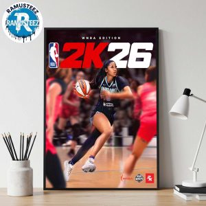 Angel Reese From Chicago Sky Is Your NBA 2K26 WNBA Edition Cover Athlete Home Decor Poster Canvas
