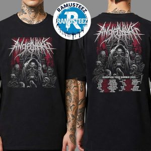 AngelMaker European Tour Summer 2025 Dates List Kick Off On August 2nd In Lobnitz DE Full Rewind Two Sided Print T-Shirt