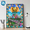Motocultor Festival 2025 Poster Full Line Up In Carhaix FR At Site de Kerampuilh On August 14-18 2025 Home Decor Poster Canvas