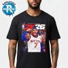 Angel Reese From Chicago Sky Is Your NBA 2K26 WNBA Edition Cover Athlete Black Unisex T-Shirt