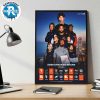 Carolina Panthers 2025 Regular Season NFL Schedule Wall Decor Poster Canvas