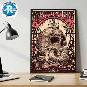 Dave Matthews Band Tonight Poster In Gilford NH On July 22th 2025 At Bank Of New Hampshire Pavilion Home Decor Poster Canvas