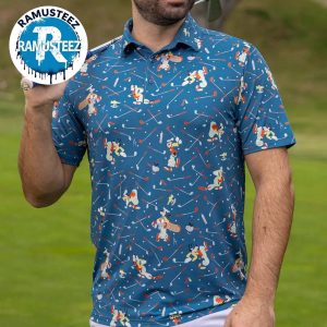 Disney Goofy Golf x RSVLTS Collection Gift For Fan Golf Polo T-Shirt