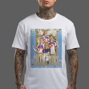 England Women National Football Team Defeat Spain Football Team Win UEFA Women Euro Champions 2025 Classic T-Shirt
