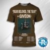 D-A-D Band Cowpunks And Glampires Tour 2025 Dates List Kick Off In Budapest HU On Octorber 10th With The 69 Eyes All Over Print T-Shirt