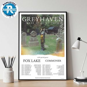 Greyhaven Keep It Quiet 2025 US Tour Cities List Start In New York NY On November 12th At Mercury Lounge Home Decor Poster Canvas