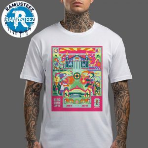 Guadalajara FIFA 2026 Poster Art By Cuemanche  Official Host City In Guadalajara On June 11th-July 19th FIFA World Cup 2026 Vintage T-Shirt