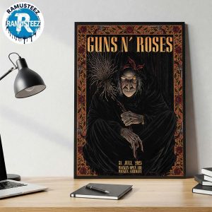 Guns N Roses Wacken Open Air 2025 Tonight Poster On July 31 In Wacken Germany Home Decor Poster Canvas