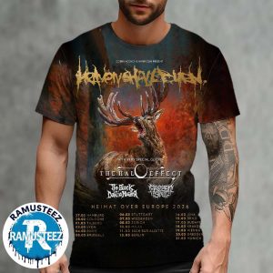 Heaven Shall Burn Heimat Over Europe 2026 Dates List Kick Off In Hamburg On February 27th With Special Guests The Halo Effect 3D T-Shirt