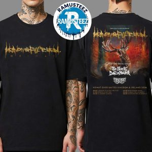 Heaven Shall Burn Heimat Over United Kingdom And Ireland 2026 Cities List For February With Special Guests The Black Dahlia Murder Two Sided Print T-Shirt