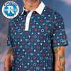 Jaws 50th Anniversary Three Tons Of Him Collection RSVLTS Polo T-Shirt
