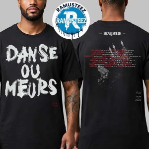 Lady Gaga Danse Ou Meurs Tee For The Mayhem Ball Tour 2025-2026 Merchandise Tee Two Sided Print Vintage T-Shirt