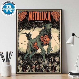 Metallica Bleeding Me Poster By Wolfskull Jack Cover For Fan Home Decor Poster Canvas