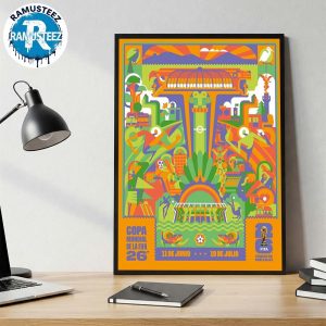 Mexico City FIFA 2026 Host City Poster By Cuemanche In Mexico City On June 11th-July 19th FIFA World Cup 2026 Wall Decor Poster Canvas