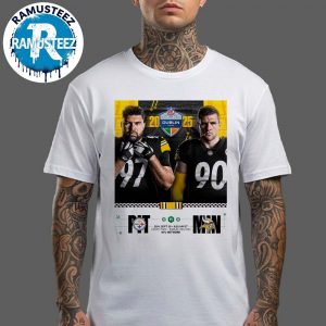 Minnesota Vikings Vs Pittsburgh Steelers Matchup Week 4 In Dublin Ireland At Croke Park On September 28 2025 T-Shirt