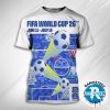 New York New Jersey FIFA 2026 Host City Poster On June 11th-July 19th FIFA World Cup 2026 In New York New Jersey Art By Rodrigo Perez 3D T-Shirt