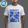 New York New Jersey FIFA 2026 Host City Poster On June 11th-July 19th FIFA World Cup 2026 In New York New Jersey Art By Rodrigo Perez Unisex T-Shirt
