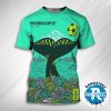 Toronto FIFA 2026 Host City Poster On June 11th-July 19th FIFA World Cup 2026 In Toronto Art By David Murray 3D Unisex T-Shirt