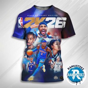 Show Up NBA 2K26 Leave No Doubt Edition Carmelo Anthony Angel Reese Shai Gilgeous Alexander All Over Print Unisex T-Shirt