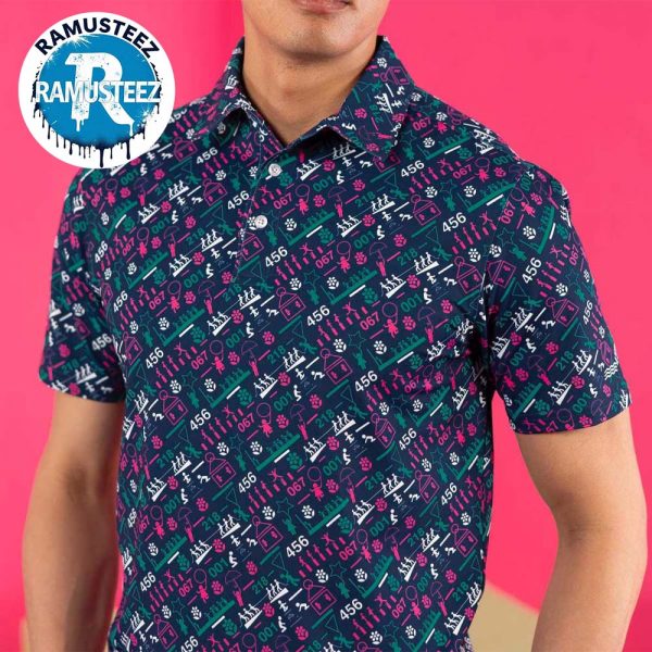 Squid Game Sudden Death x RSVLTS Collection Gift For Golfer Polo T-Shirt