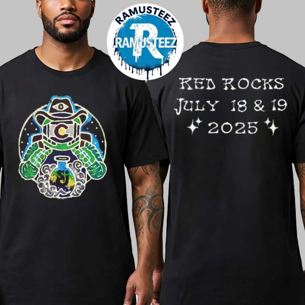 The String Cheese Incident Red Rocks 2025 Merch Tee Colorado Stardust Batik On July 18th 19th In Morrison CO Unisex T-Shirt