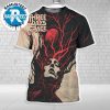 Three Days Grace Alienation 2025 Tour Merch Tee Cities List Two Sided Print Hoodie T-Shirt