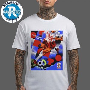 Toronto FIFA 2026 Host City Poster On June 11th-July 19th FIFA World Cup 2026 In Toronto Art By David Murray Vintage T-Shirt