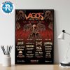 Coldplay Miami Music Of The Spheres Limited Edition Tour 2025 Poster In Miami Florida At Hard Rock Stadium On July 26 And 27 2025 Home Decor Poster Canvas