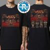 Coldplay Miami Music Of The Spheres Limited Edition Tour 2025 Tee In Miami Florida At Hard Rock Stadium On July 26 And 27 2025 Two Sided Print Merch Unisex T-Shirt