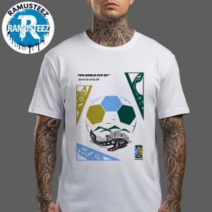 Vancouver FIFA 2026 Host City Poster On June 11th-July 19th FIFA World Cup 2026 In Vancouver Art By Jamin Zuroski Unisex T-Shirt