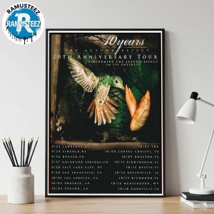 10 Years Band The Autumn Effect 20th Anniversary Tour 2025 Dates List Kick Off On September 9th In Lawrence KS Home Decor Poster Canvas