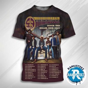 49 Winchester Leavin This Holler Tour 2025 Dates List Kick Off On August 25th In Billings MT All Over Print T-Shirt