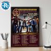 Them Dirty Roses Poster 2025 Tour Dates List Kick Off On August 8th In Kansas City MO At Warehouse On Broadway Wall Decor Poster Canavs