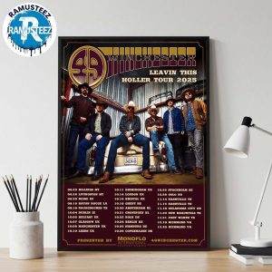 49 Winchester Leavin This Holler Tour 2025 Dates List Kick Off On August 25th In Billings MT Home Decor Poster Canvas