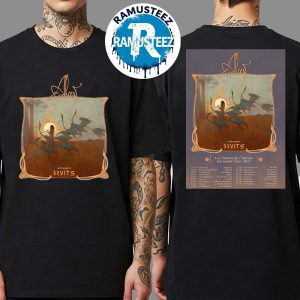 Alcest Les Chants De l Aurore European Tour 2025 Dates List Kick Off In Rennes FR At Antipode On October 7th Two Sided Print T-Shirt