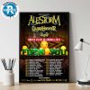 ACDC Power Up Tour 2025 Music Poster On August 9th And 13th At Stade De France In Paris France It Is A Long Way To The Top Home Decor Poster Canvas