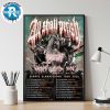 Marilyn Manson One Assassination Under God Tour 2025 Dates List Kick Off In Sturgis Sd At Buffalo Chip On August 7th Wall Decor Poster Canvas