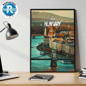 BWT Alpine F1 Team 2025 Hungarian Grand Prix Posters At The Hungaroring In Budapest On August 1-3 2025 Wall Decor Poster Canvas