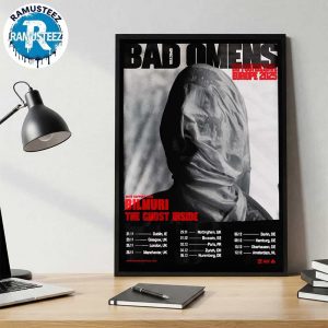 Bad Omens Do You Feel Love Europe 2025 Tour Dates List Kick Off On November 21th In Dubling IE With The Ghost Inside Poster Canvas