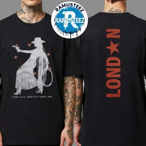 Beyonce Lnd Web Exclusive Tee Cowboy Carter Rodeo Chitlin Circuit Tour 2025 Two Sided Print T-Shirt