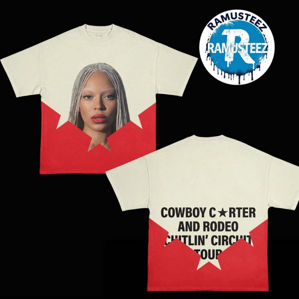 Beyonce Merchandise CCT Official Star Tee Cowboy Carter Tour 2025 Two Sided Print T-Shirt