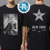 Beyonce Merchandise Cowboy Carter Short Sleeve Ringer Tee Tour 2025 Two Sided Print White T-Shirt