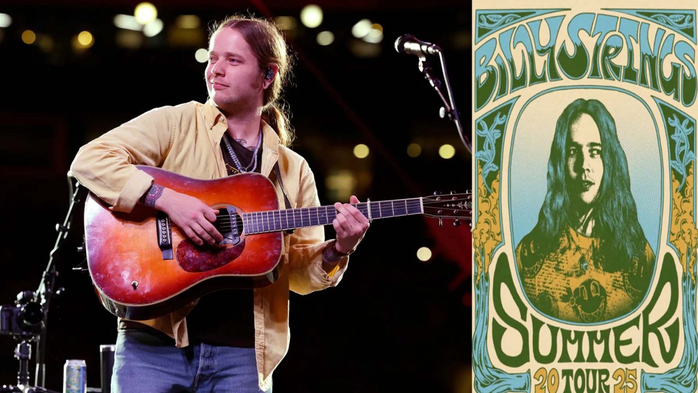Billy Strings Summer Tour 2025 Dates List Kick Off In San Francisco CA On August 1st I'm Letting Go Of All My Troubles
